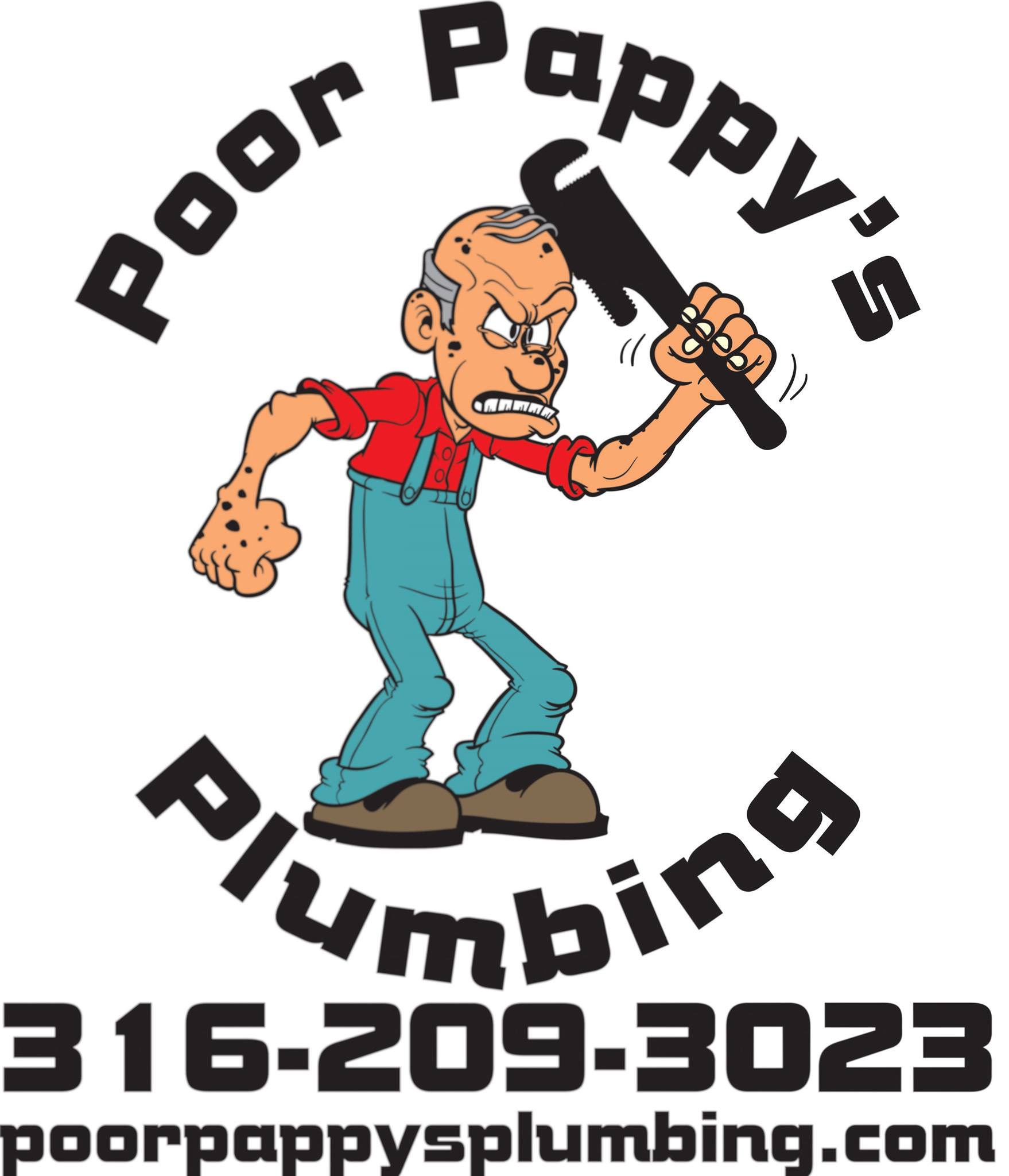 poor pappys plumbing logo